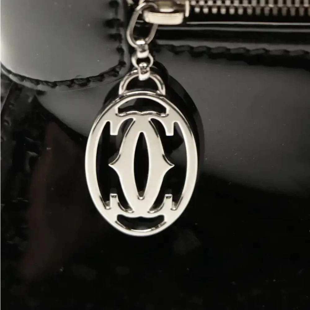 ‼️SOLD‼️Cartier Marcello de Cartier Small Handbag in Black Patent Leather - Picture 8 of 10